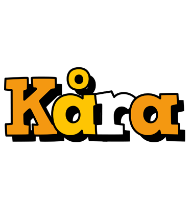 Kåra cartoon logo