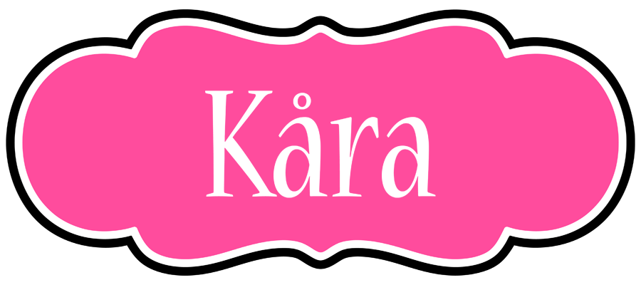 Kåra invitation logo