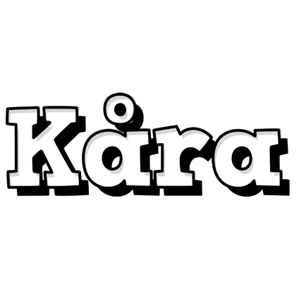 Kåra snowing logo