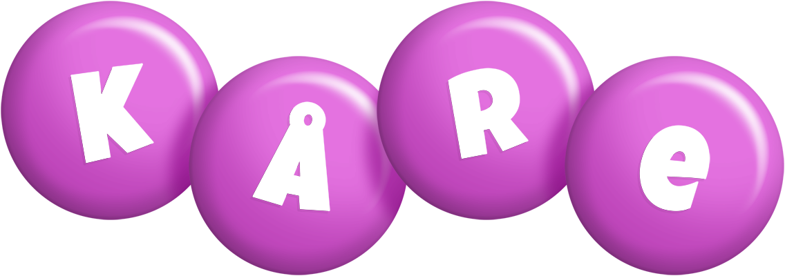 Kåre candy-purple logo