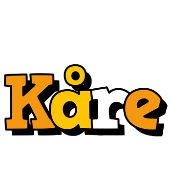 Kåre cartoon logo
