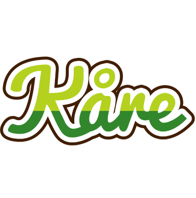 Kåre golfing logo