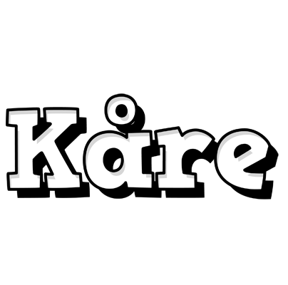 Kåre snowing logo