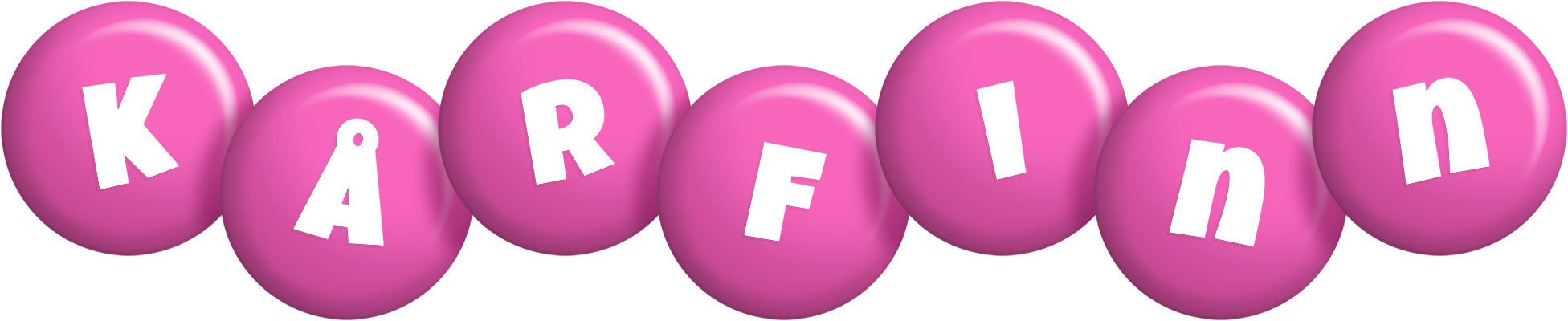 Kårfinn candy-pink logo