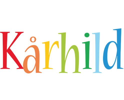 Kårhild birthday logo