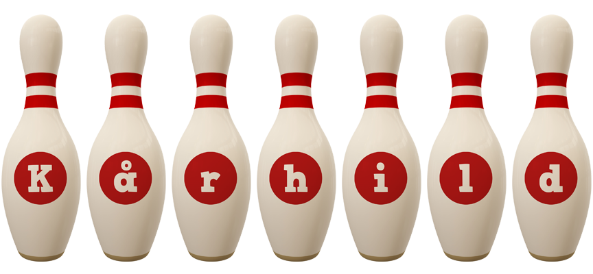 Kårhild bowling-pin logo