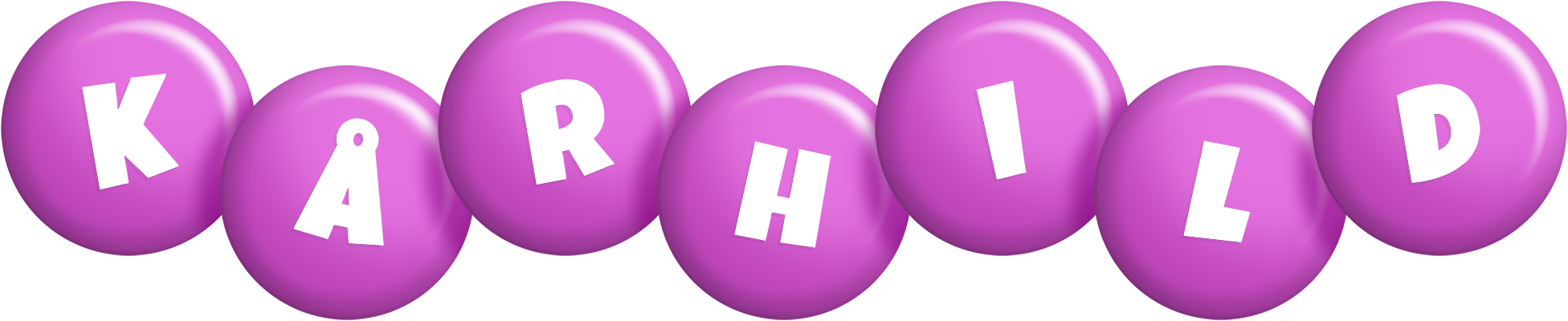Kårhild candy-purple logo
