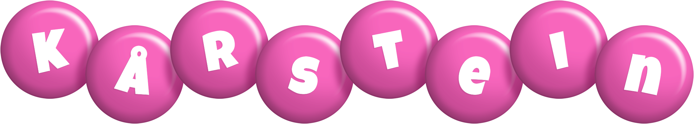Kårstein candy-pink logo