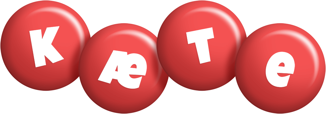 Kæte candy-red logo