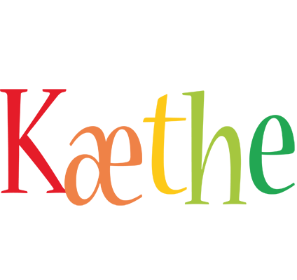 Kæthe birthday logo