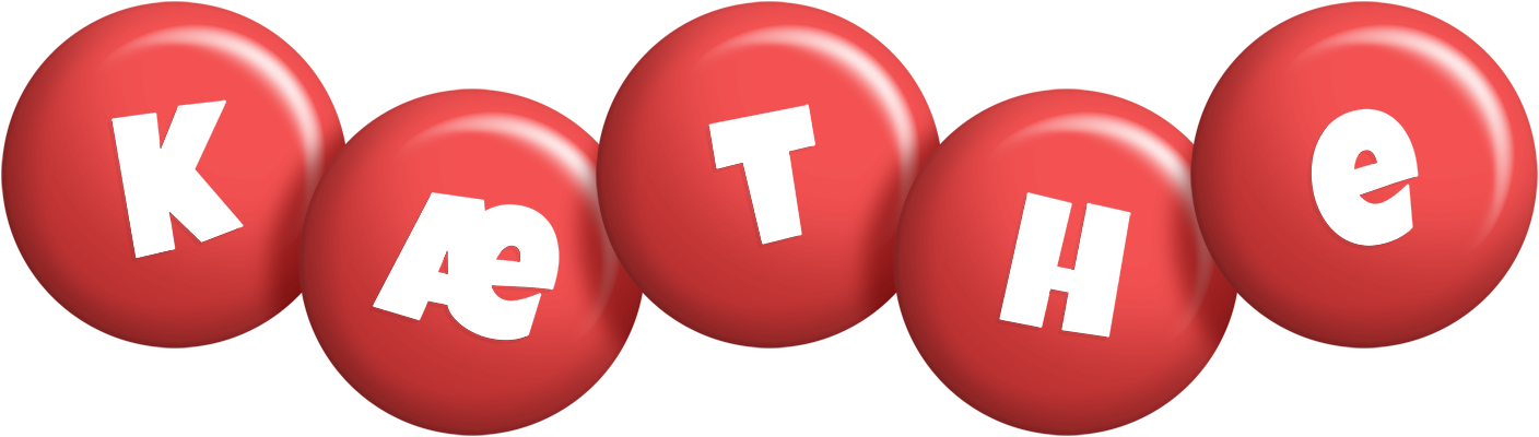 Kæthe candy-red logo