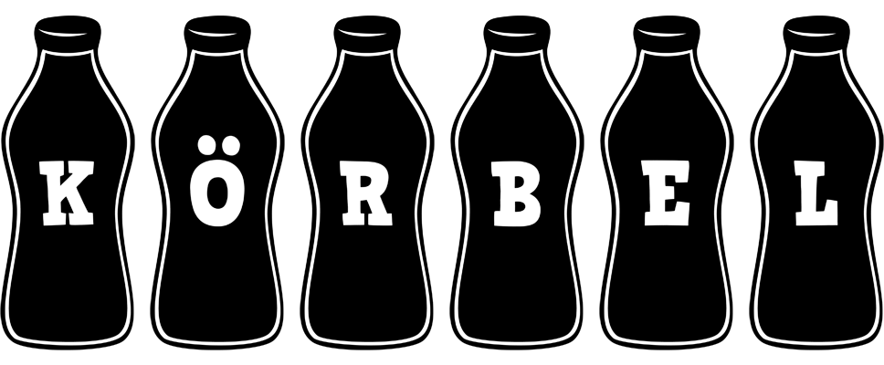 Körbel bottle logo