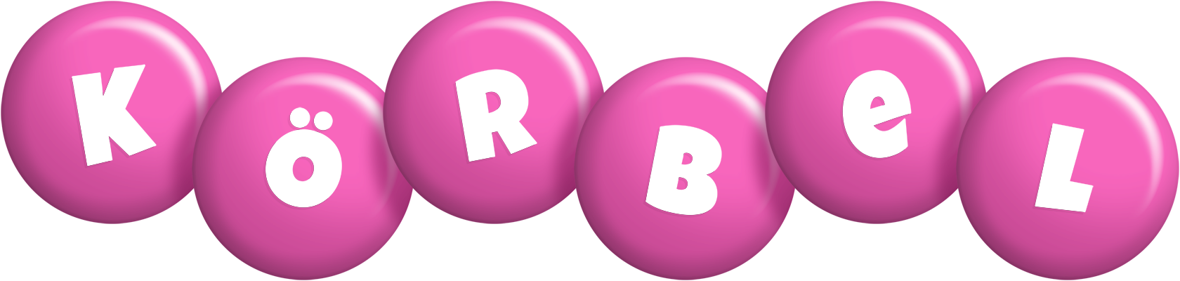 Körbel candy-pink logo