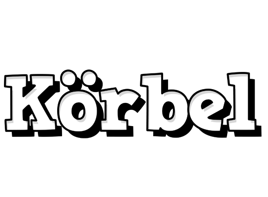 Körbel snowing logo