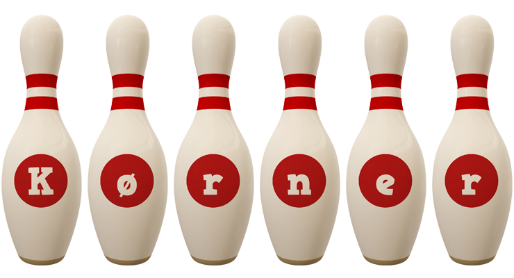 Kørner bowling-pin logo