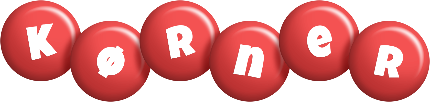 Kørner candy-red logo