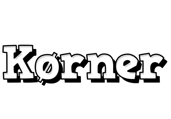 Kørner snowing logo