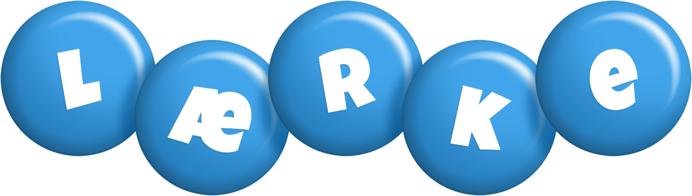 Lærke candy-blue logo