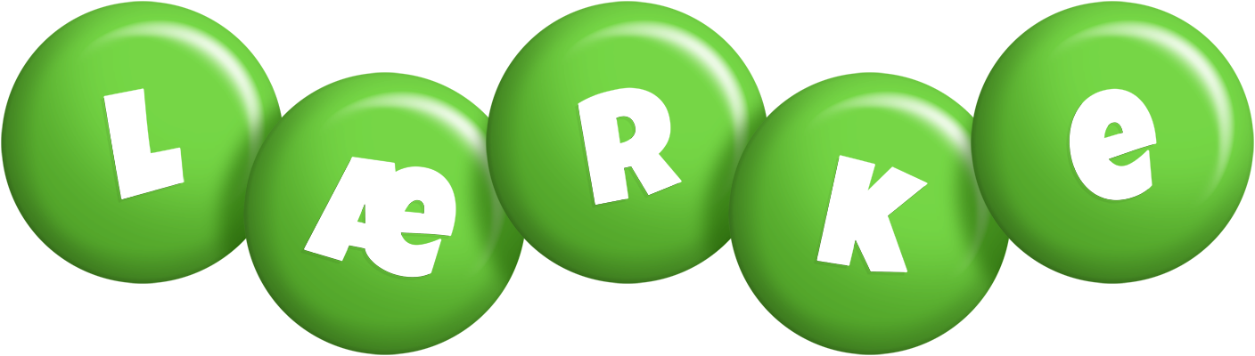 Lærke candy-green logo
