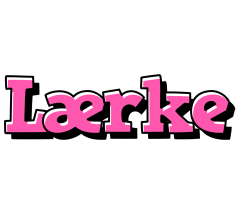 Lærke girlish logo