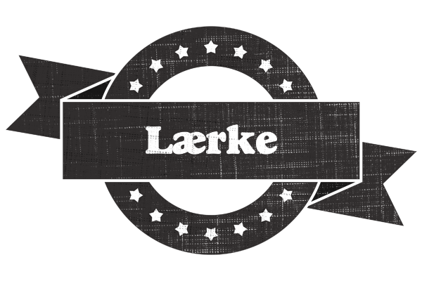 Lærke grunge logo