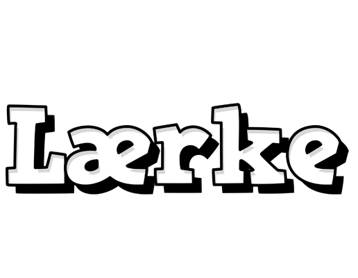 Lærke snowing logo