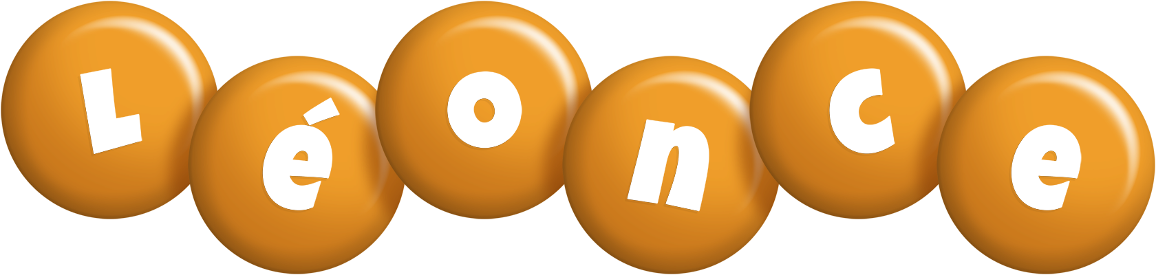 Léonce candy-orange logo