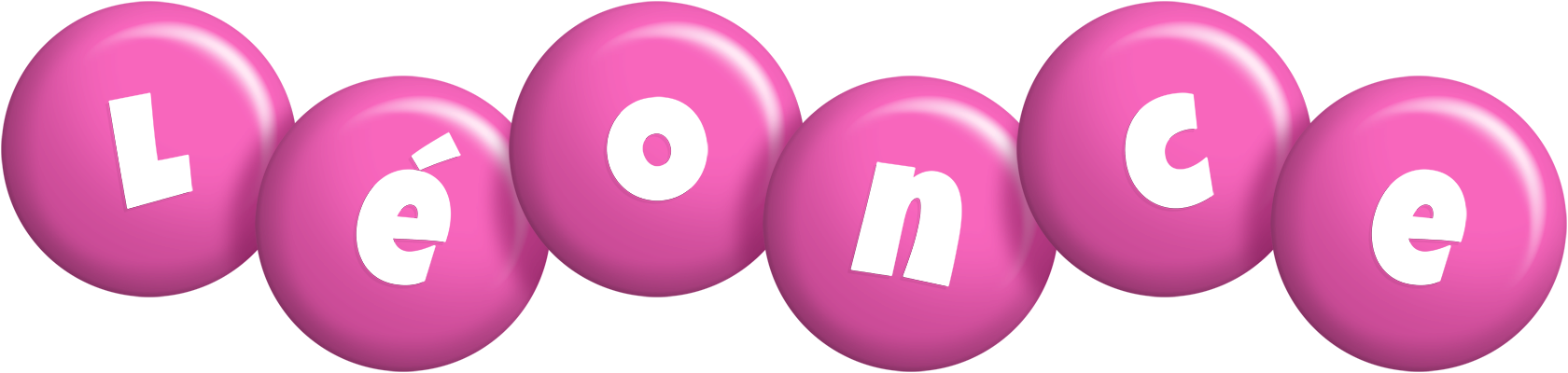 Léonce candy-pink logo