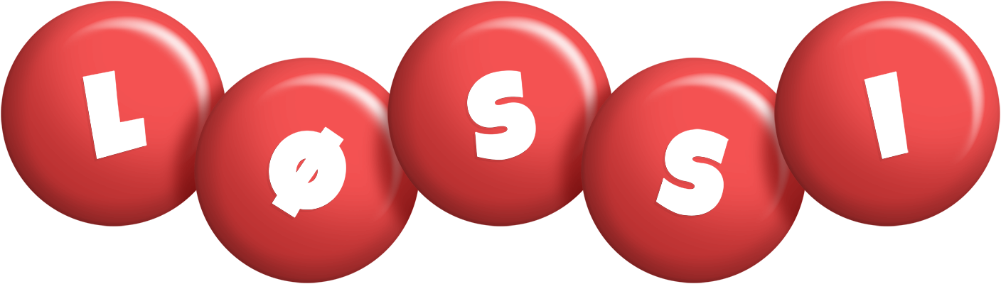 Løssi candy-red logo