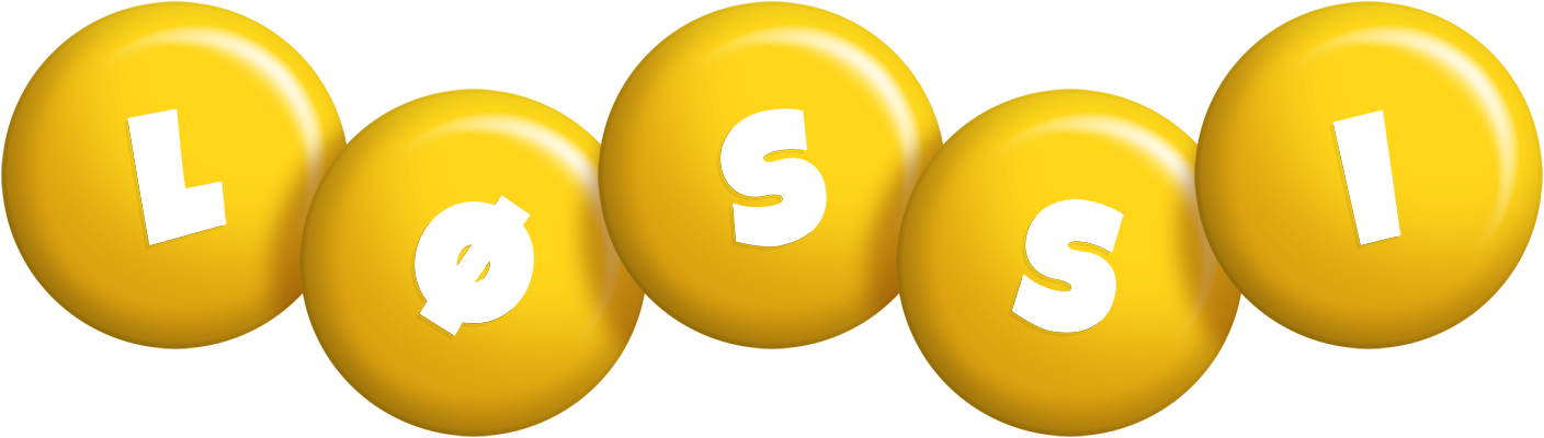 Løssi candy-yellow logo