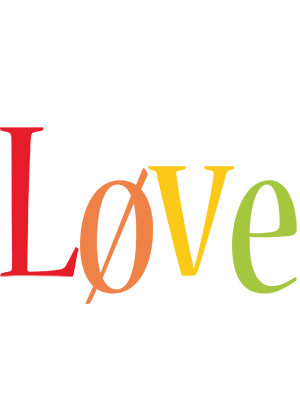 Løve birthday logo