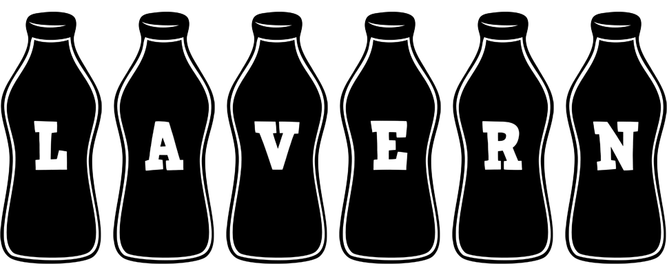 LaVern bottle logo