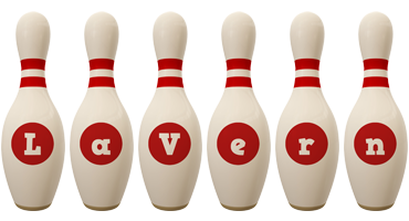 LaVern bowling-pin logo