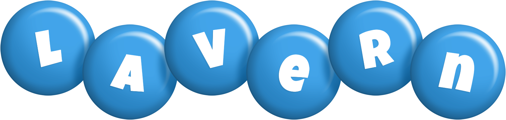 LaVern candy-blue logo