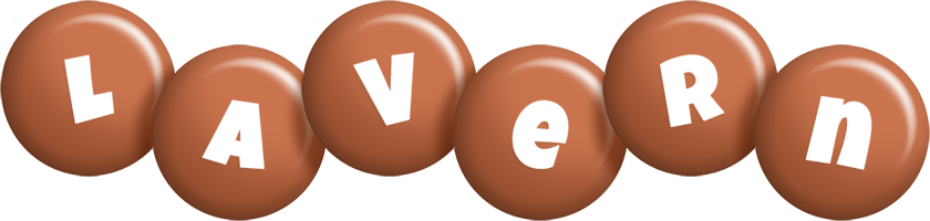 LaVern candy-brown logo