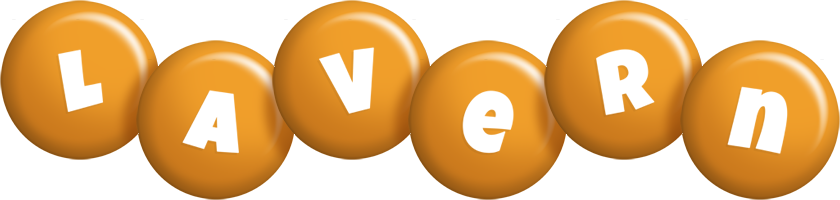 LaVern candy-orange logo