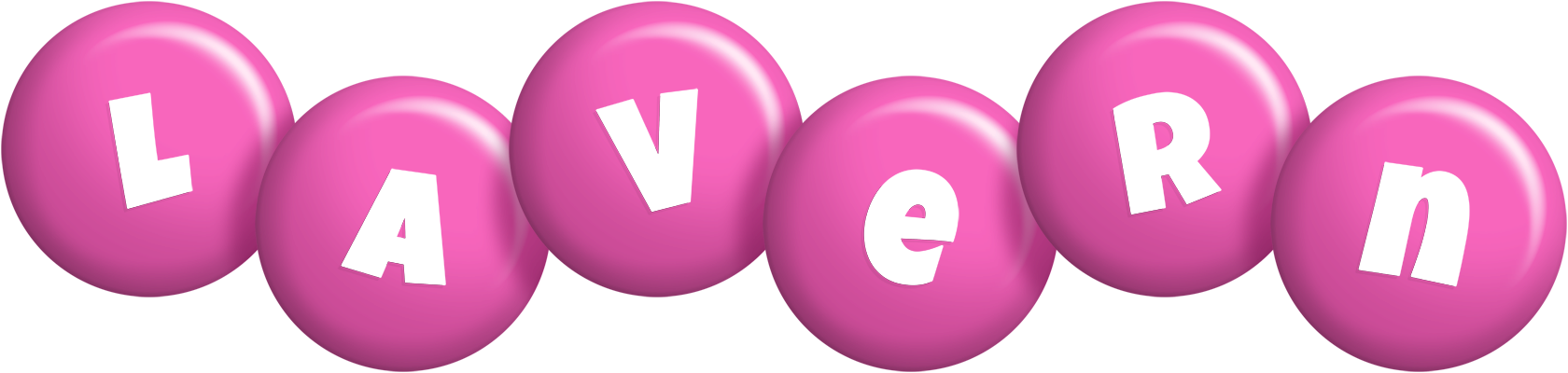 LaVern candy-pink logo