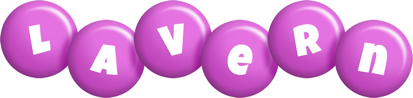 LaVern candy-purple logo