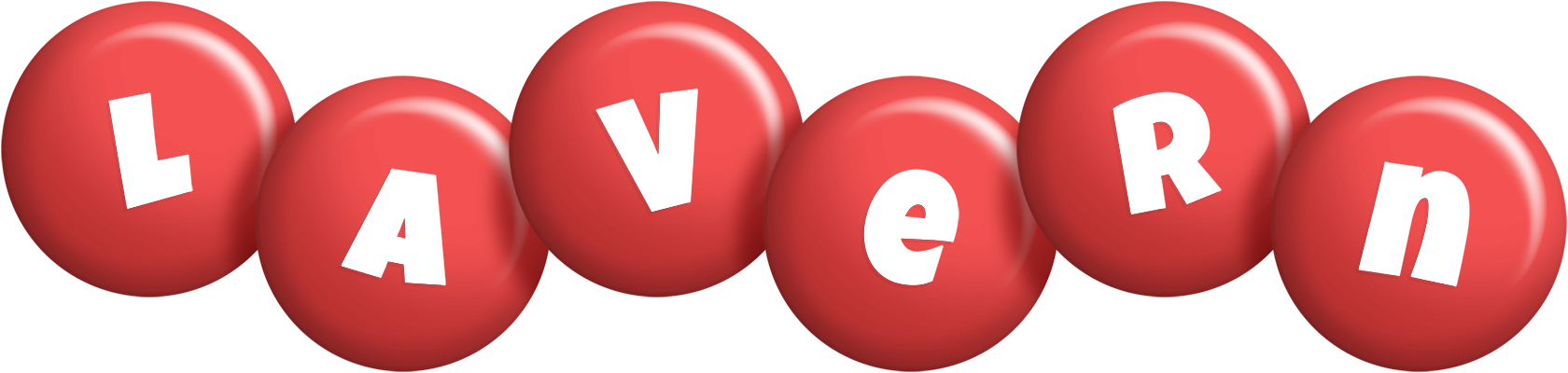 LaVern candy-red logo