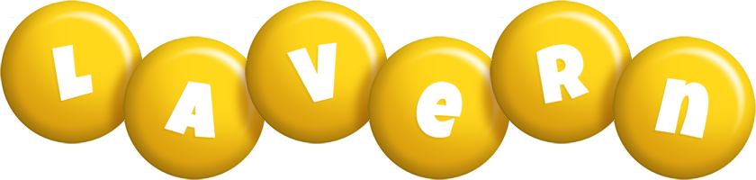 LaVern candy-yellow logo