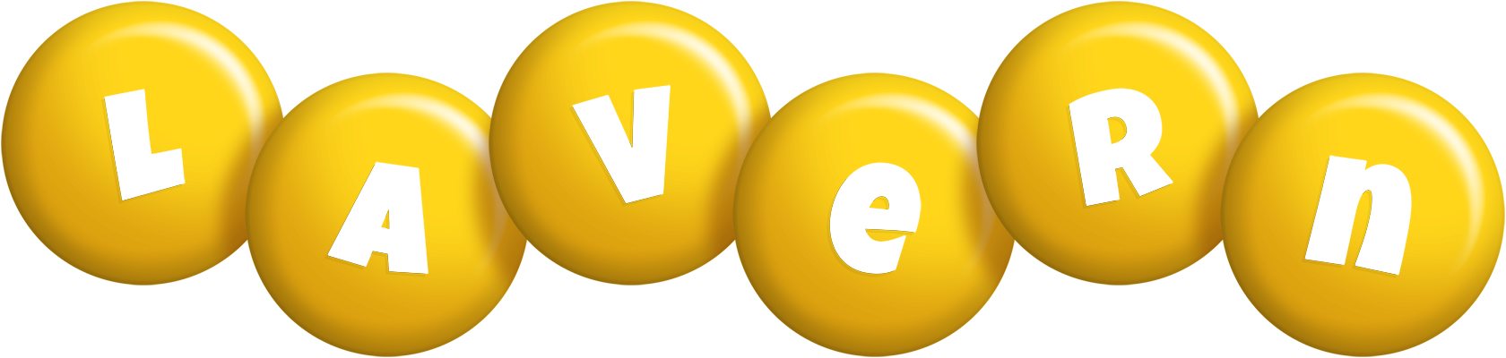 LaVern candy-yellow logo