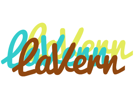 LaVern cupcake logo
