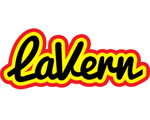 LaVern flaming logo