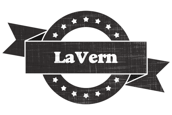 LaVern grunge logo