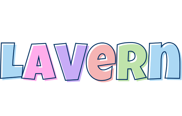LaVern pastel logo