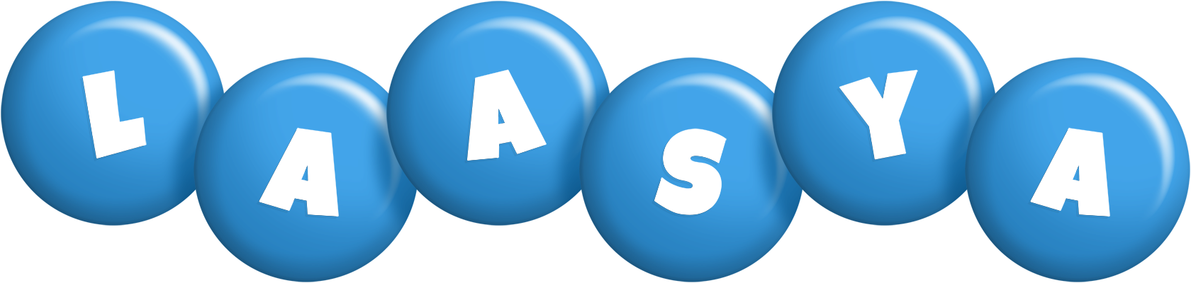 Laasya candy-blue logo