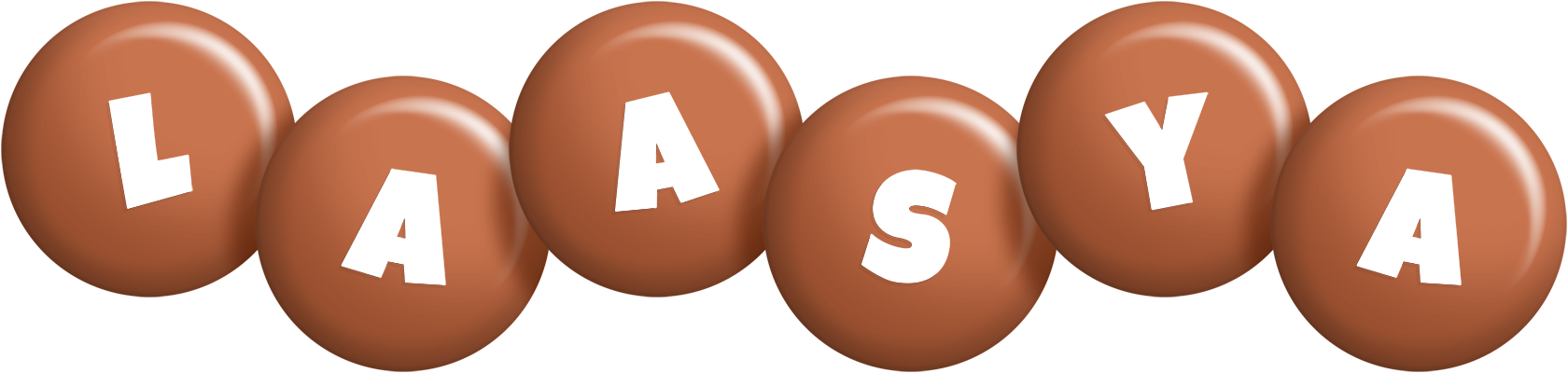 Laasya candy-brown logo