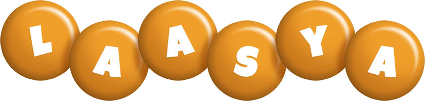 Laasya candy-orange logo