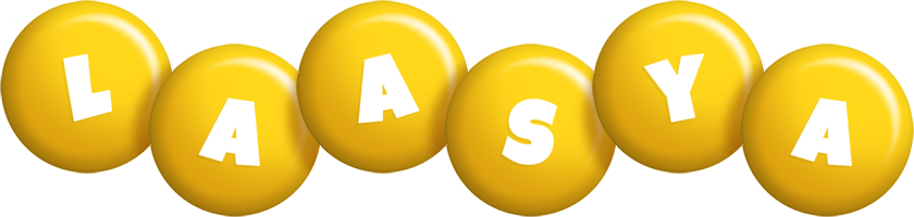 Laasya candy-yellow logo