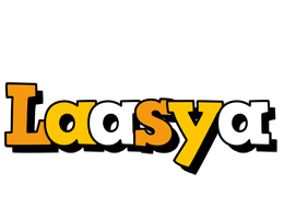 Laasya cartoon logo